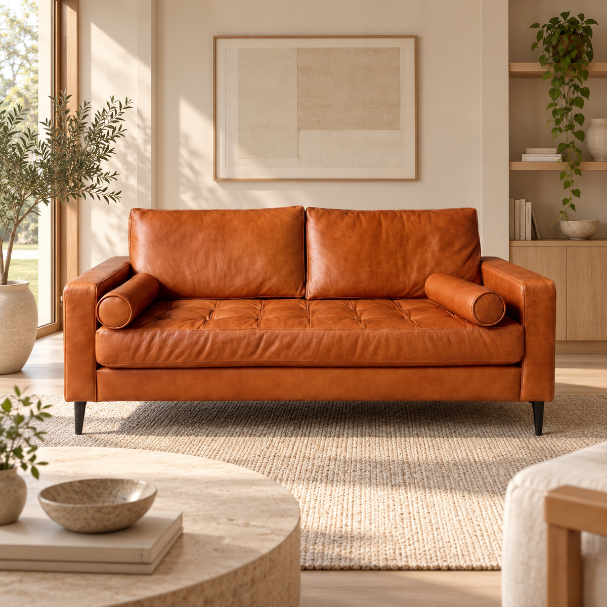 Sofá de Cuero Estela de Muebles Concordia, foto 1