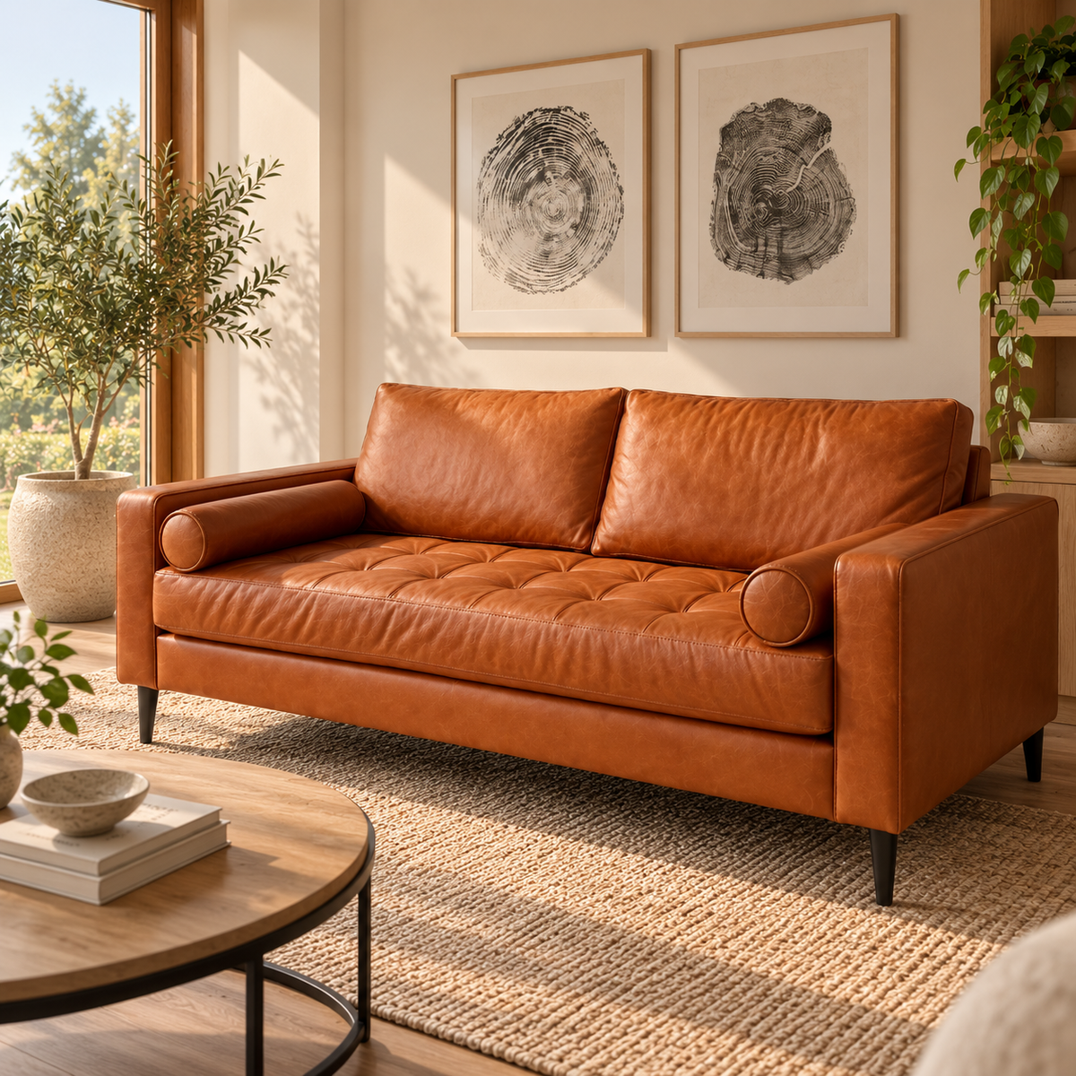 Sofá de Cuero Estela de Muebles Concordia, foto 2