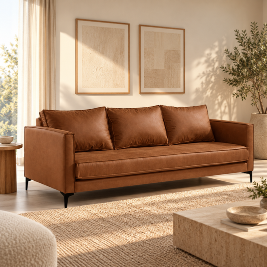 Sofá Mero Gaucho de cuero de Muebles Concordia, foto 1